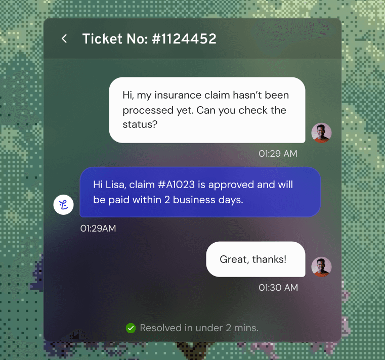 Support without interruption.